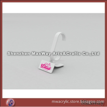 White Finely Designed Single Acrylic Watch Display/Holder